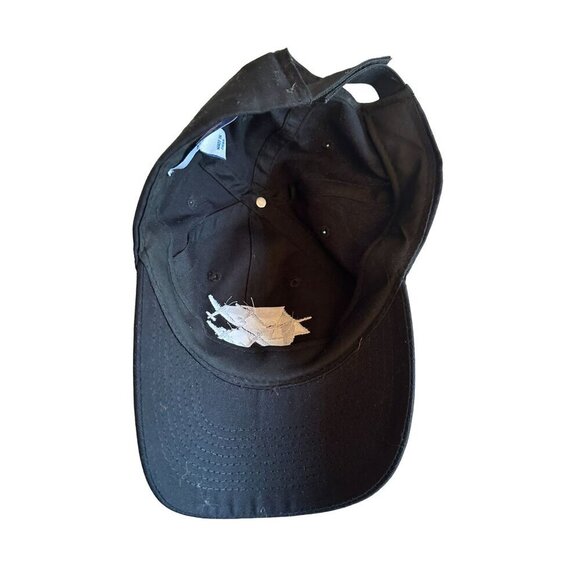NATA Black Baseball Cap With Embroidered Airplane Design Adjustable Fit Port & C - Picture 7 of 7